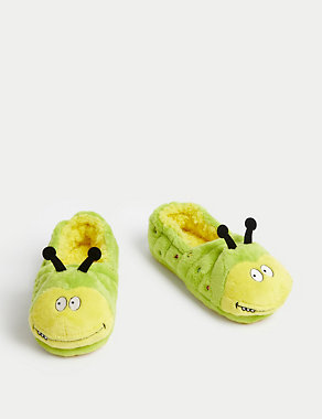Kids' Colin The Caterpillar Slippers (4 Small - 6 Large) Image 2 of 4