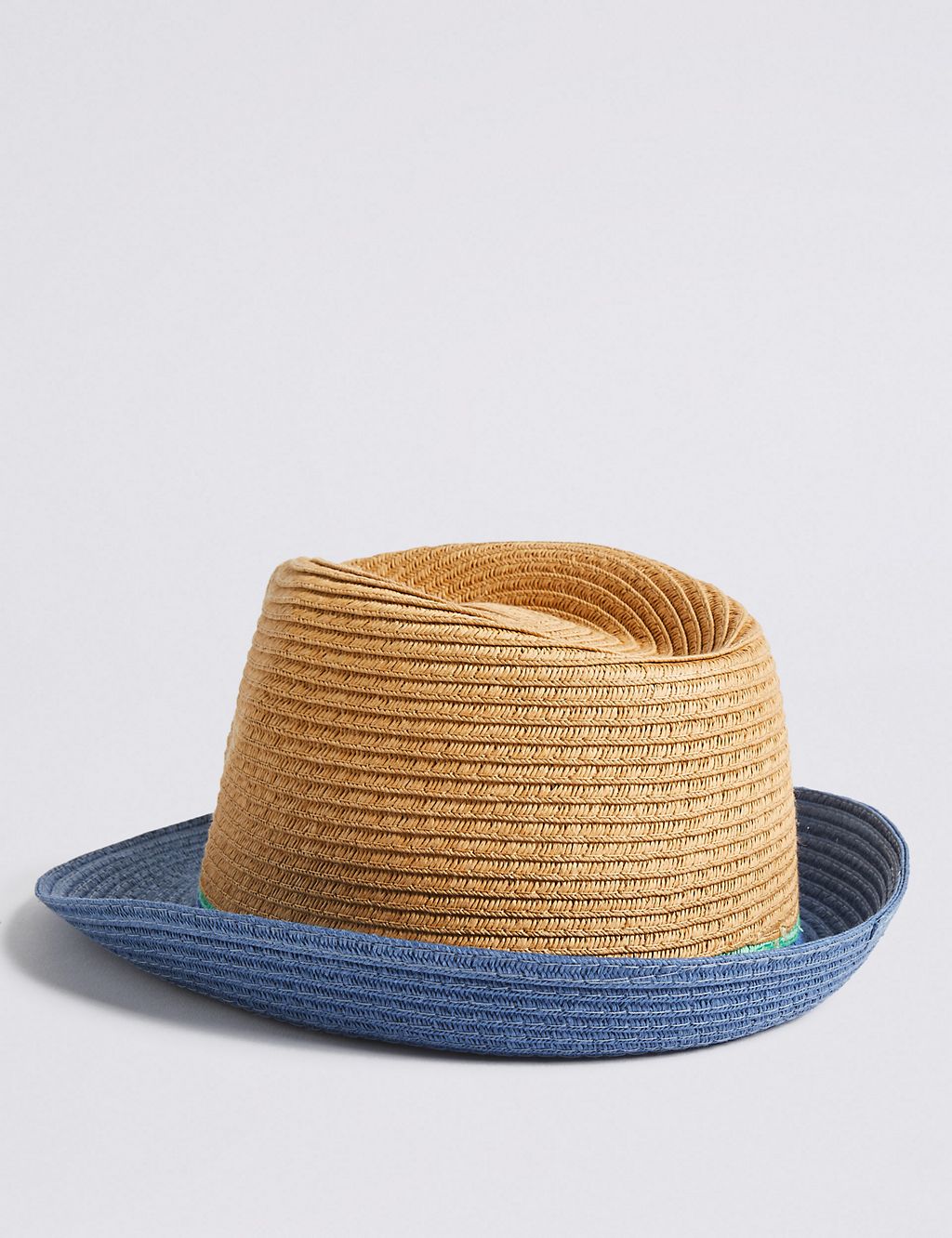 Kids’ Colour Block Trilby Hat (6 Months - 14 Years) 1 of 3