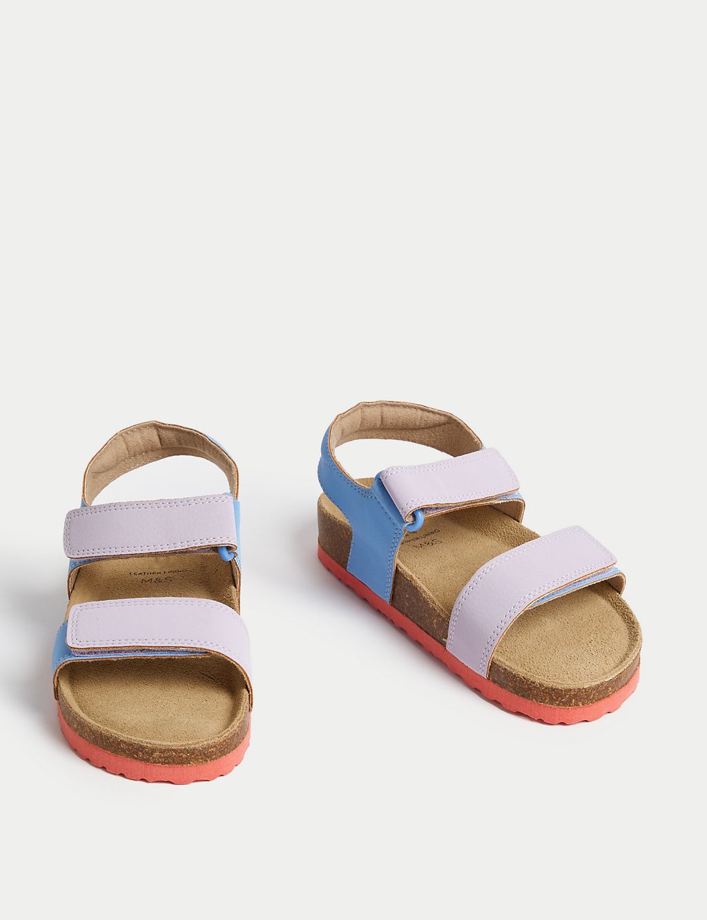 Kids' Colourblock Footbed Sandals (4 Small - 2 Large) 1 of 4