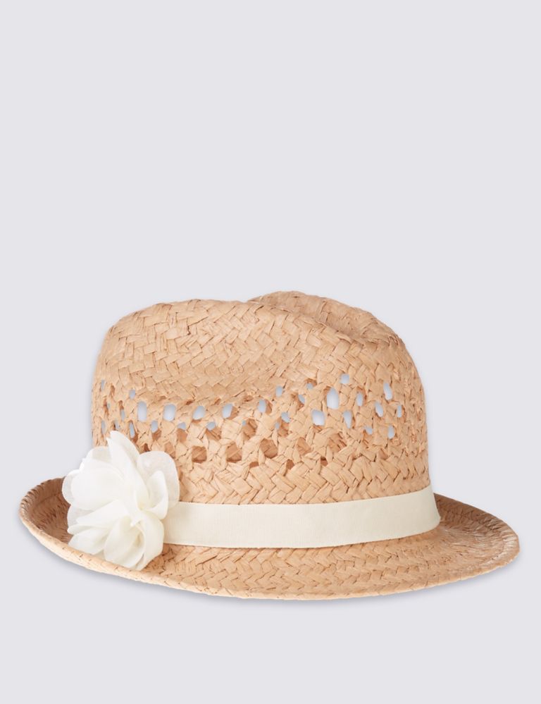 Kids’ Corsage Trilby Hat 1 of 2