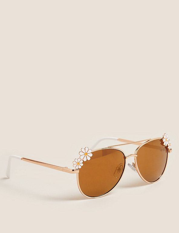 Kids' Daisy Aviator Sunglasses Image 1 of 2