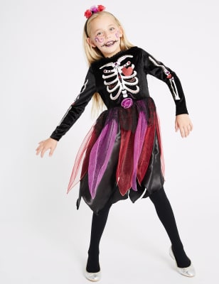 Kids Day of the Dead Dress Up M S