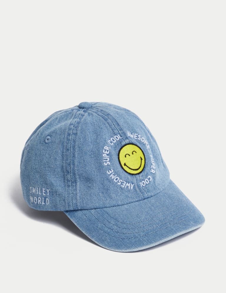 Kids' Denim SmileyWorld® Baseball Cap (6-13 Yrs) | M&S Collection 