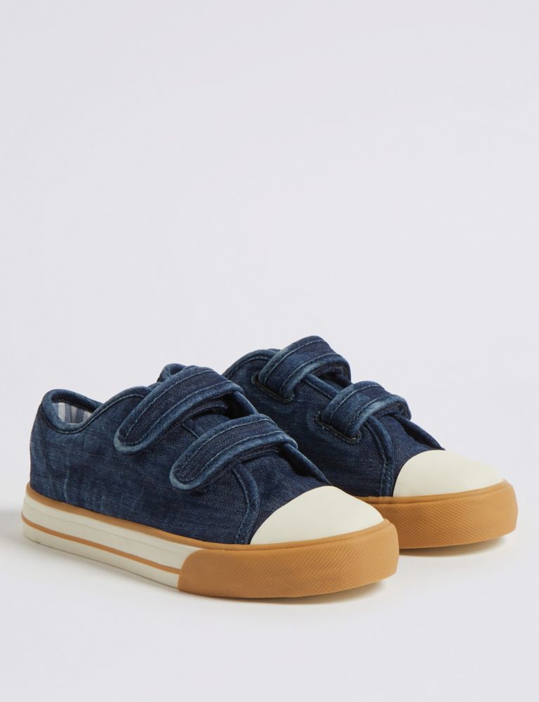 Kids’ Denim Trainers (5 Small - 12 Small) 1 of 5