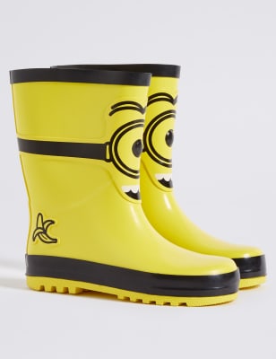 Kids Despicable Me Minions Wellies 6 Small 12 Small M S