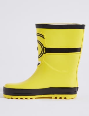 Kids Despicable Me Minions Wellies 6 Small 12 Small M S