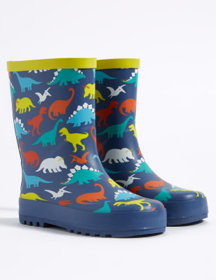 Kids dinosaur outlet wellies