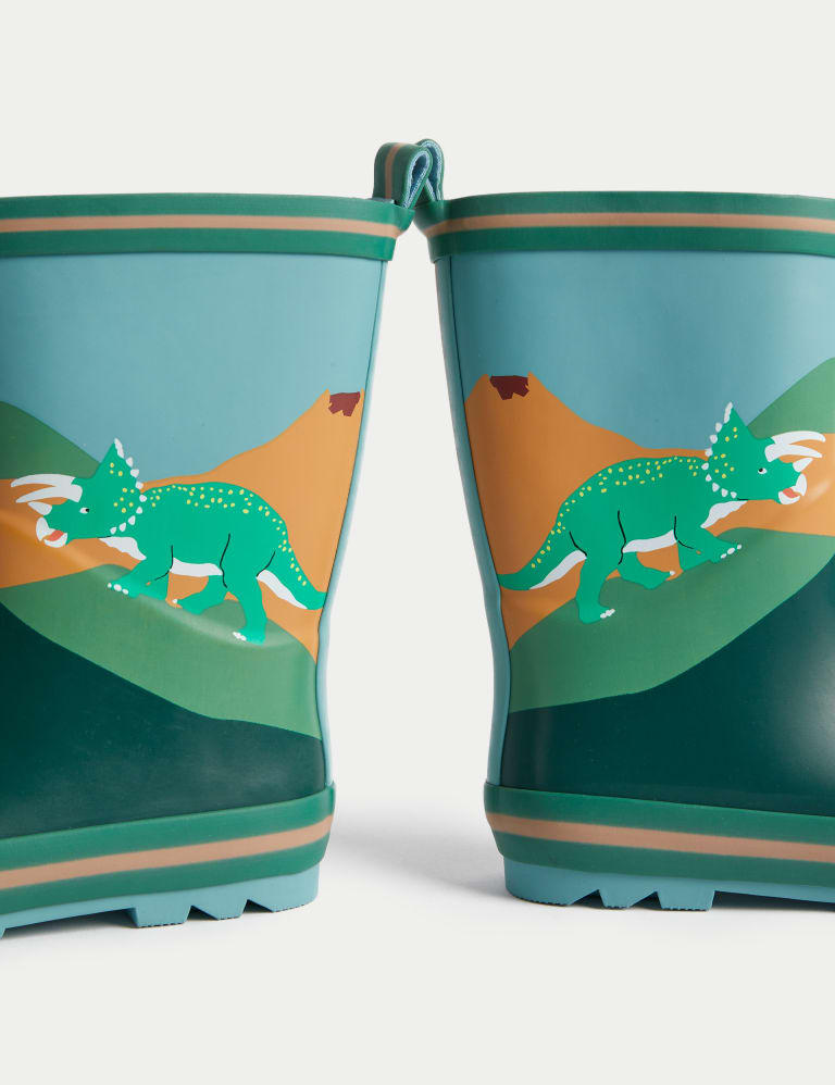 Kids' Dinosaur Wellies (4 Small - 2 Large) 3 of 4