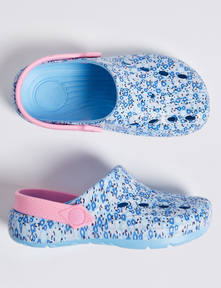 Kids’ Ditsy Floral Clogs (5 Small - 12 Small) 2 of 4