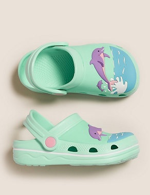 Kids' Dolphin Clogs (5 Small - 12 Small) Image 2 of 5