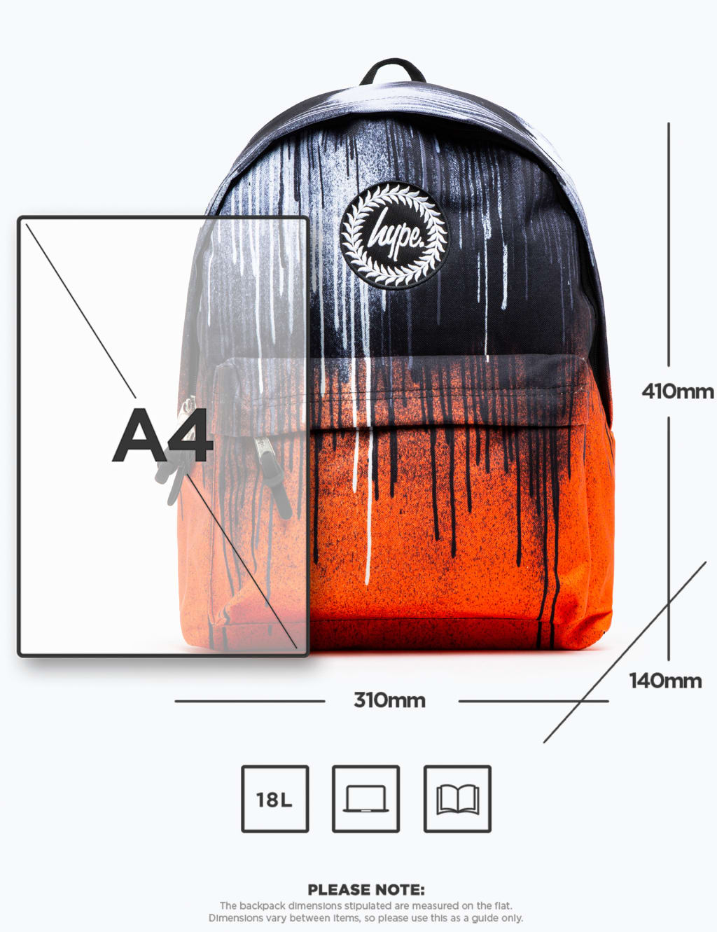 Hype mono drips backpack discount