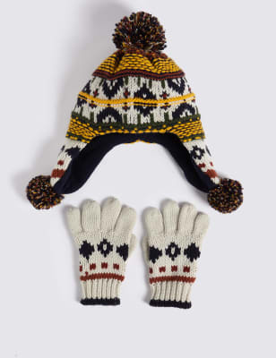 marks and spencer ladies bobble hat
