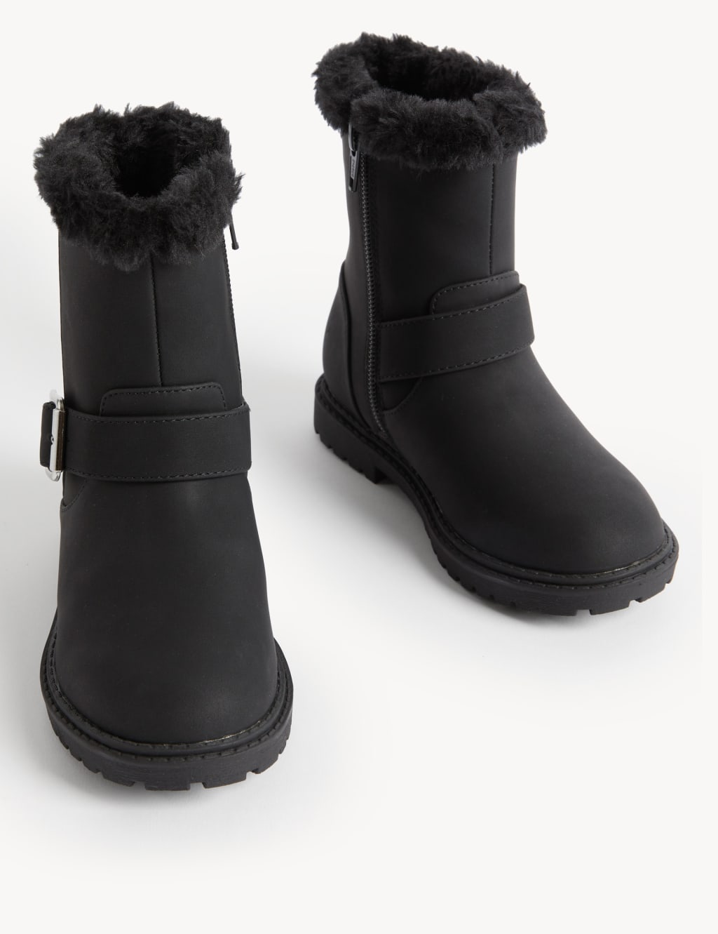 Kids faux fur boots hotsell
