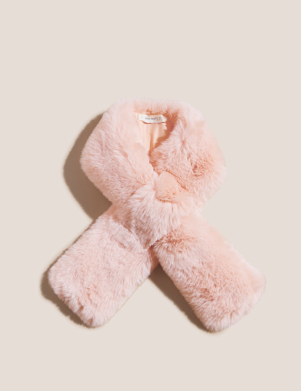 Kids' Faux Fur Scarf White Stuff M&S