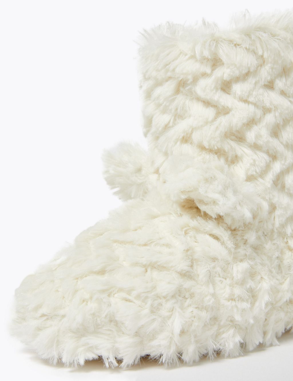 Kids' Faux Fur Slipper Boots (5 Small - 6 Large) 4 of 5