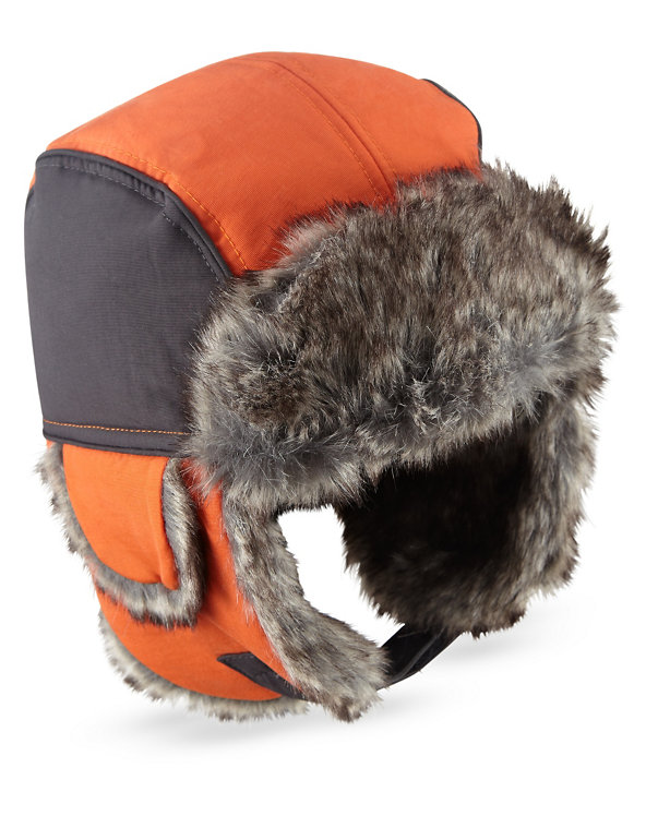 Kids' Faux Fur Thinsulate™ Trapper Hat Image 1 of 1