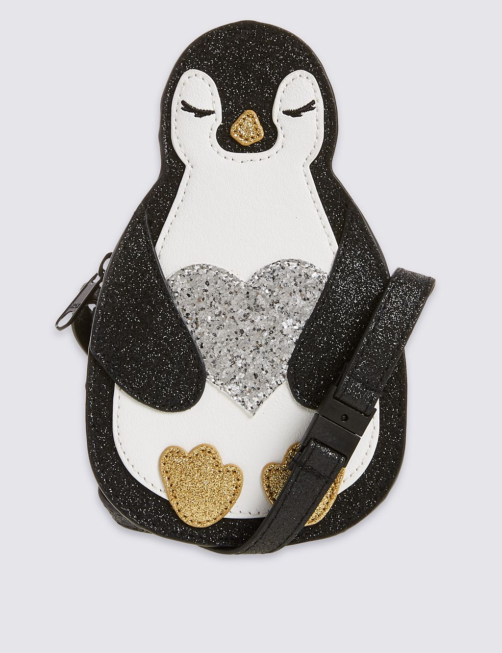 Kids' Faux Leather Penguin Cross Body Bag 3 of 3
