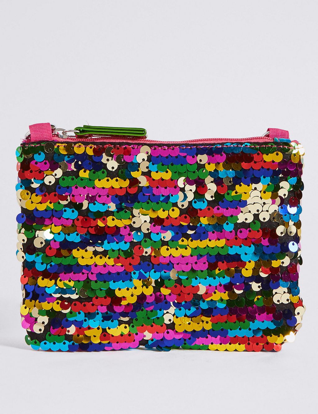 Kids’ Faux Leather Sequin Phone Bag 3 of 4