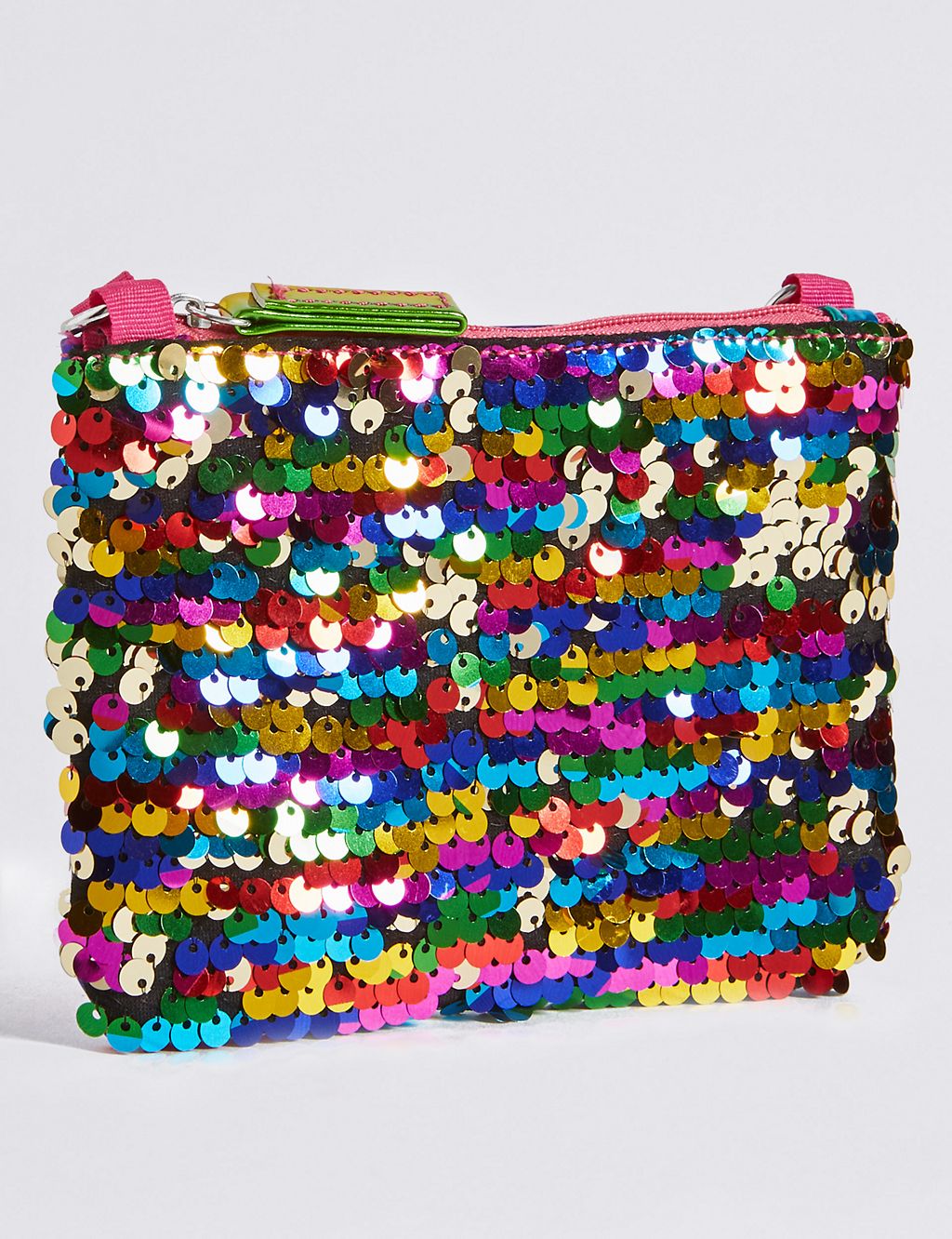 Kids’ Faux Leather Sequin Phone Bag 1 of 4