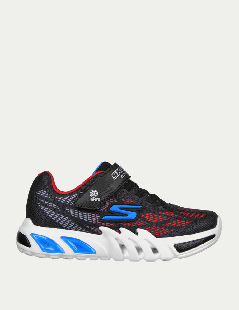 Kids Flex Glow Elite Vorlo Riptape Trainers 9.5 Small 4 Large