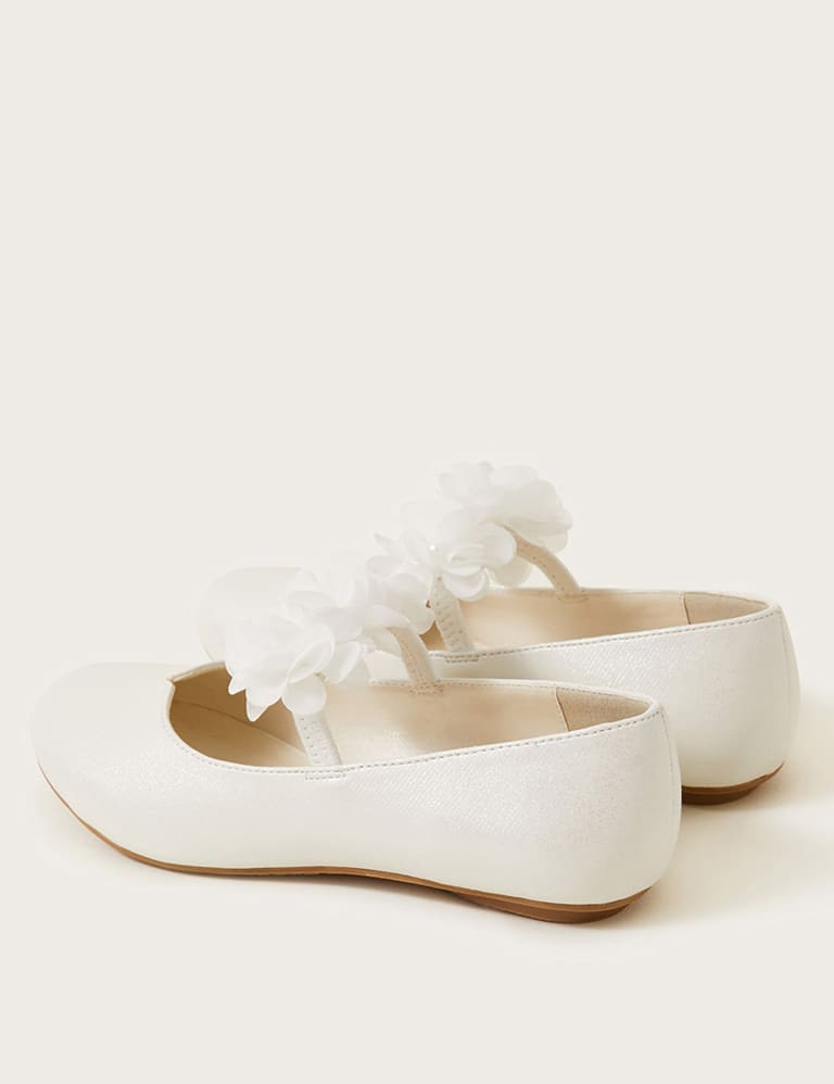Kids Floral Ballerina Party Shoes 1 Large 13 Large Monsoon M S