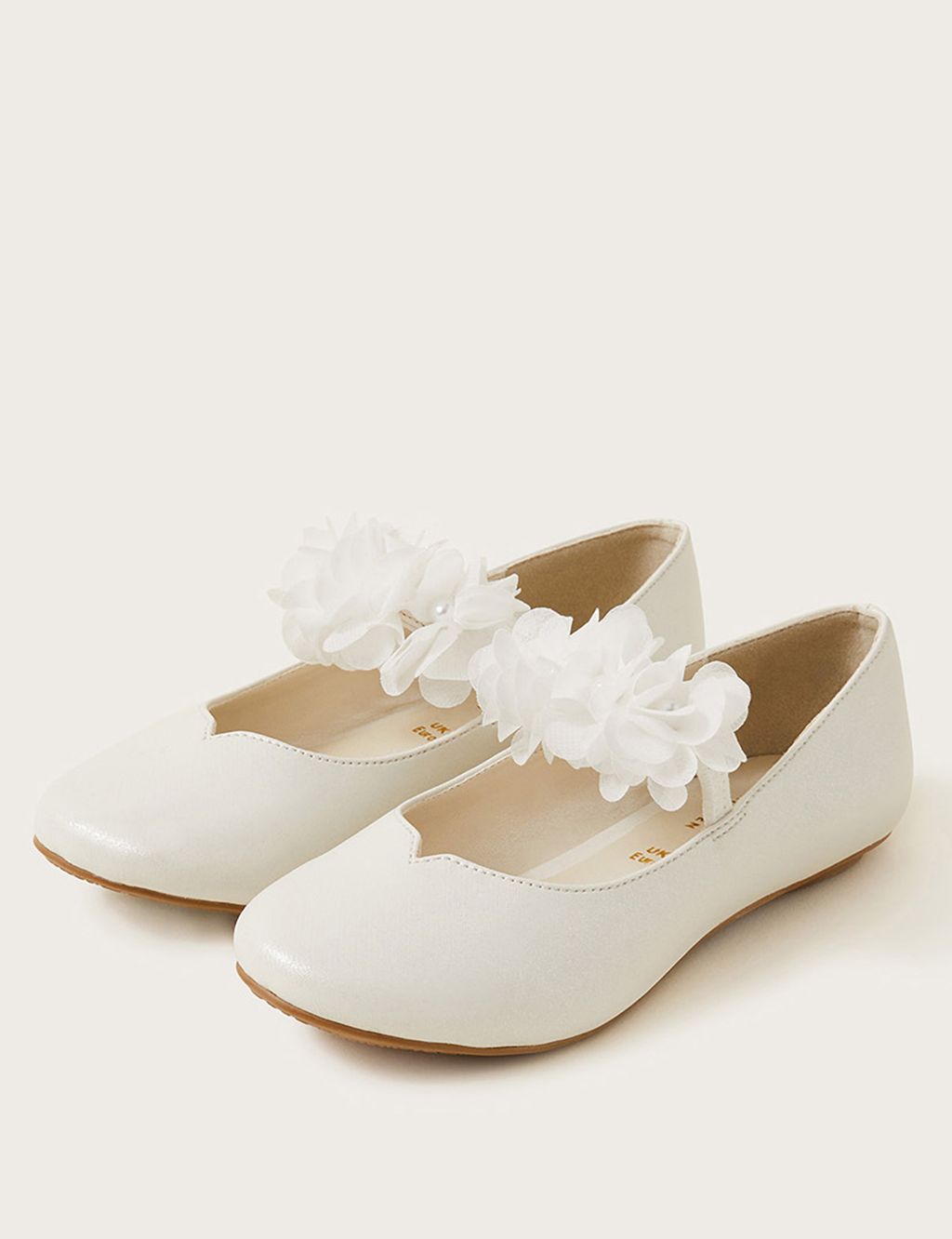 Kids' Floral Ballerina Party Shoes (1 Large-13 Large) 1 of 3