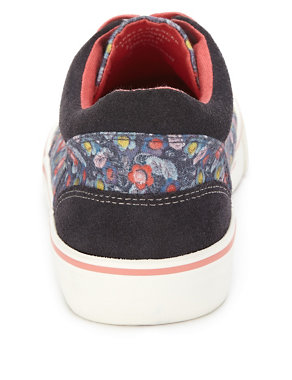 Kids' Floral Casual Trainers Image 2 of 5