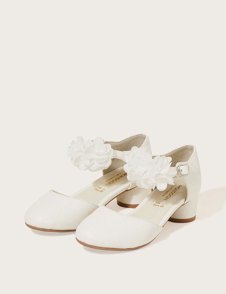 Kids' Floral Corsage Party Shoes (1Large - 13 Large) 2 of 3