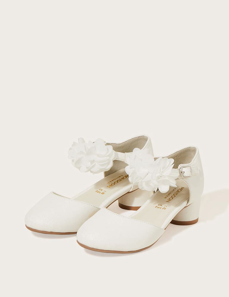 Kids Floral Corsage Party Shoes 1Large 13 Large Monsoon M S