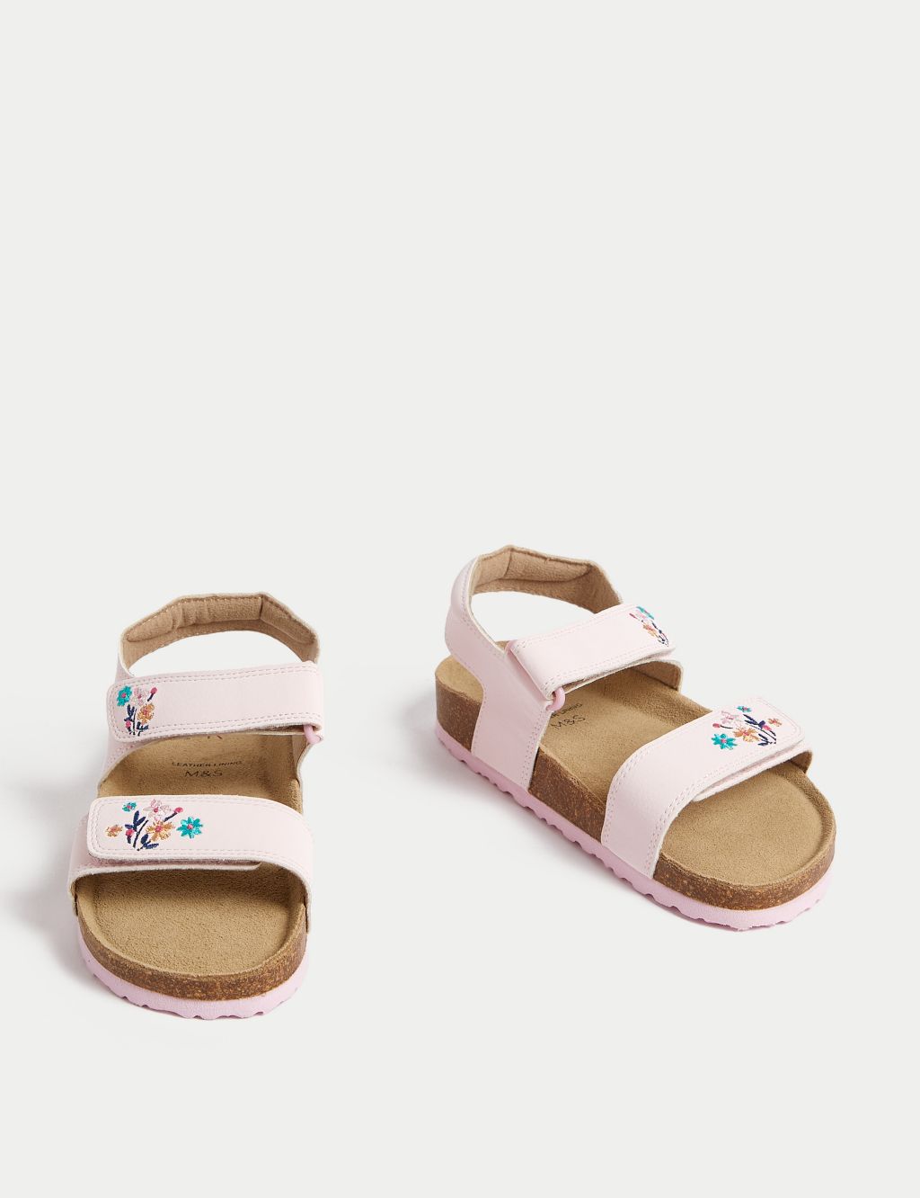 Kids' Floral Footbed Sandals (4 Small - 2 Large) 1 of 4