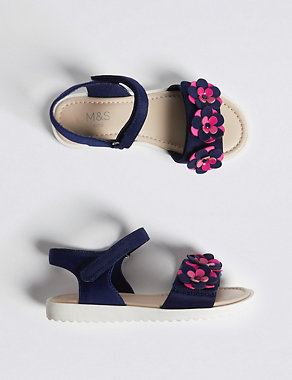Kids’ Floral Footbed Sandals (5 Small - 12 Small) Image 2 of 5