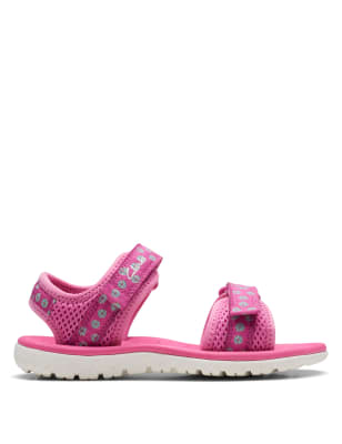 Clarks sandals cheap kids purple