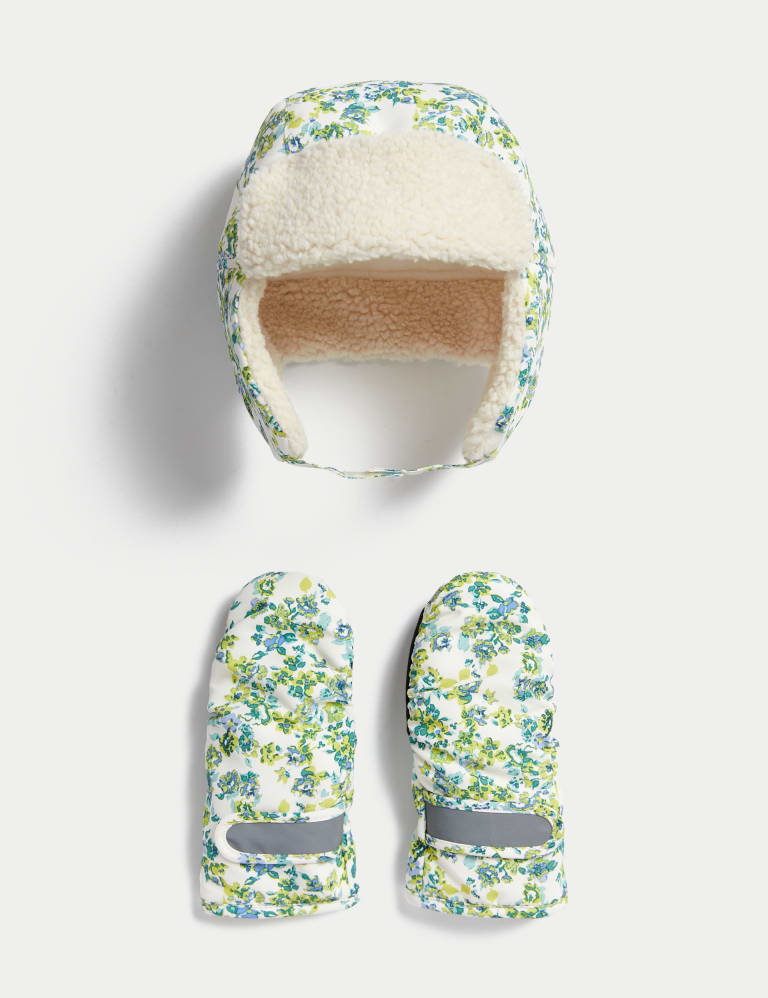 M&s baby hat and hot sale mittens