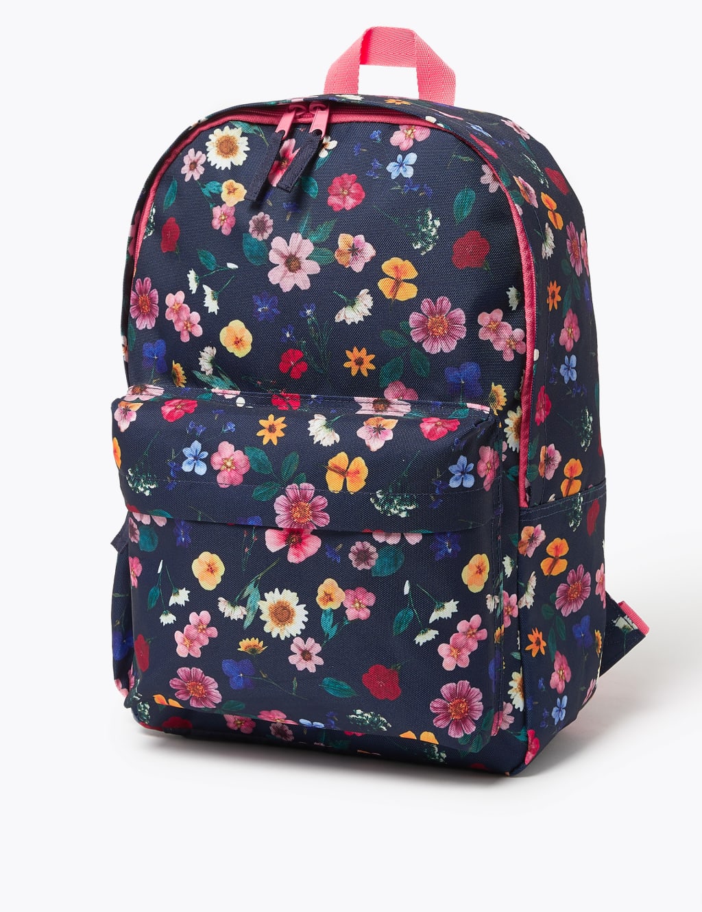 Kids’ Floral Water Repellent School Backpack M&S