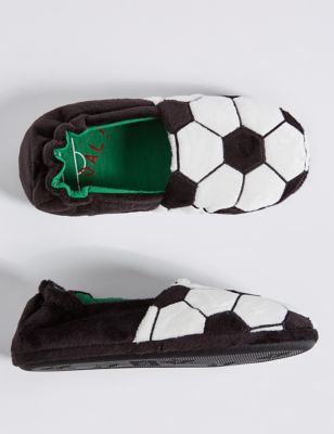 boys football slippers