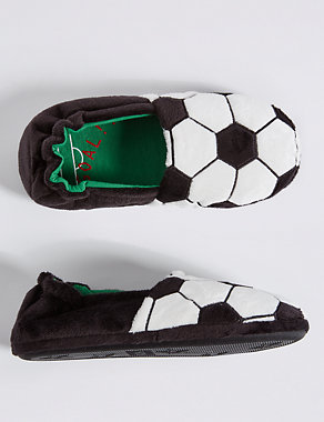 Kids' Football Slippers (5 Small - 7 Large) Image 2 of 4