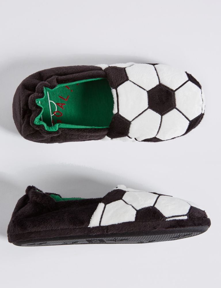 Kids' Football Slippers (5 Small - 7 Large) 2 of 4