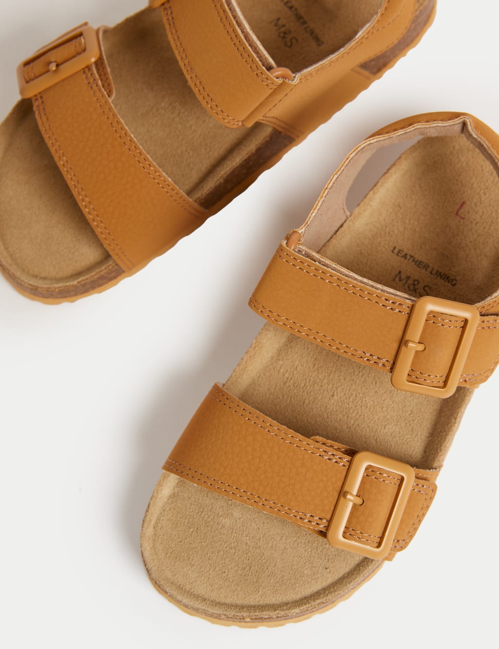 Kids Footbed Sandals 4 Small 2 Large M S Collection M S