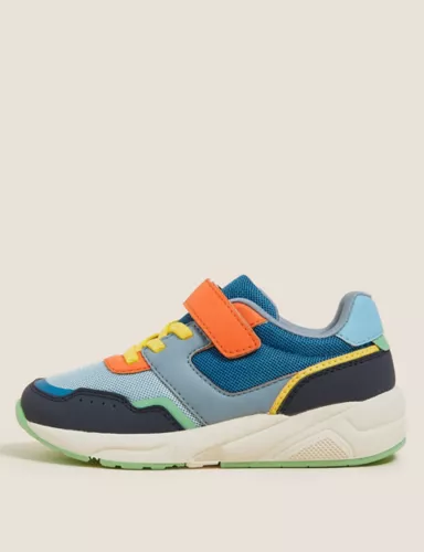 Kids' Freshfeet™ Colour Block Trainers (4 Small - 13 Small) 5 of 5