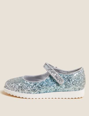 frozen sparkly shoes
