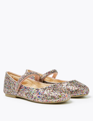 Girls glitter cheap mary janes