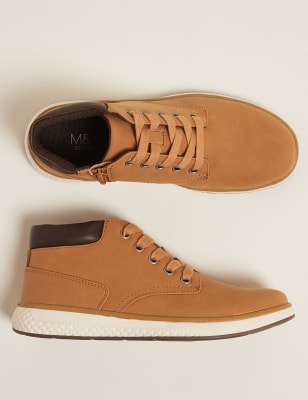 kids leather high tops