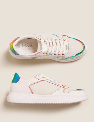 kids rainbow trainers