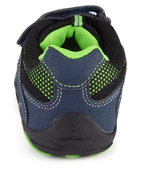 Kids' Freshfeet™ Riptape & Lace Up Trekker Trainers with Silver Technology Image 2 of 5