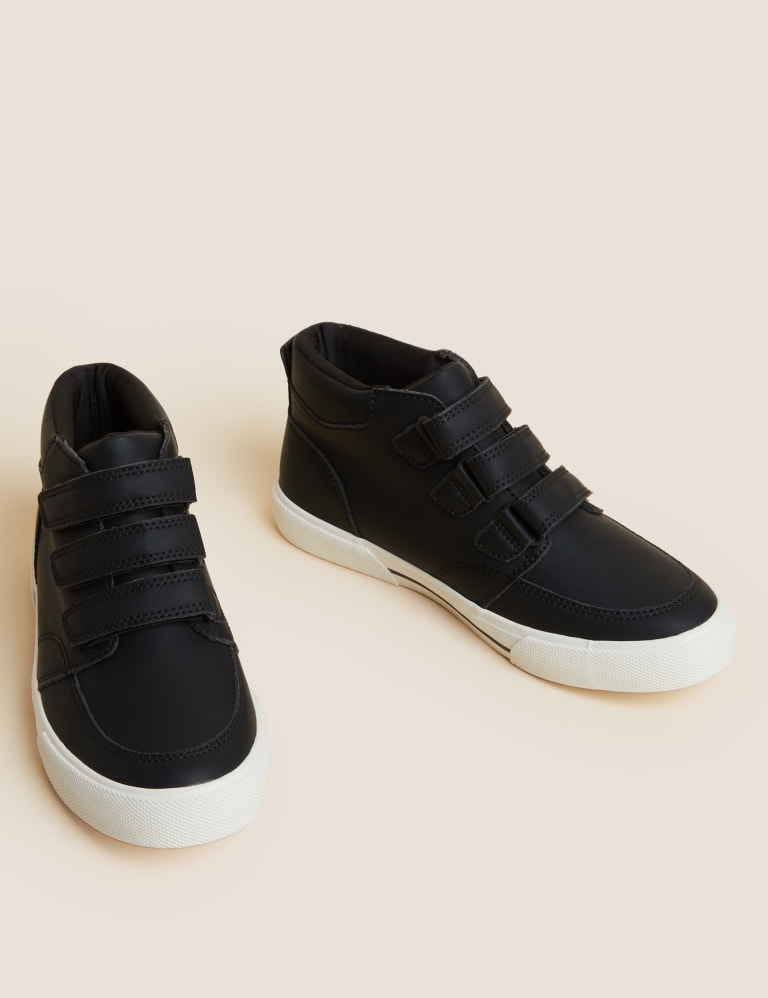 Kids Freshfeet Riptape High Tops 1 Large 7 Large M S
