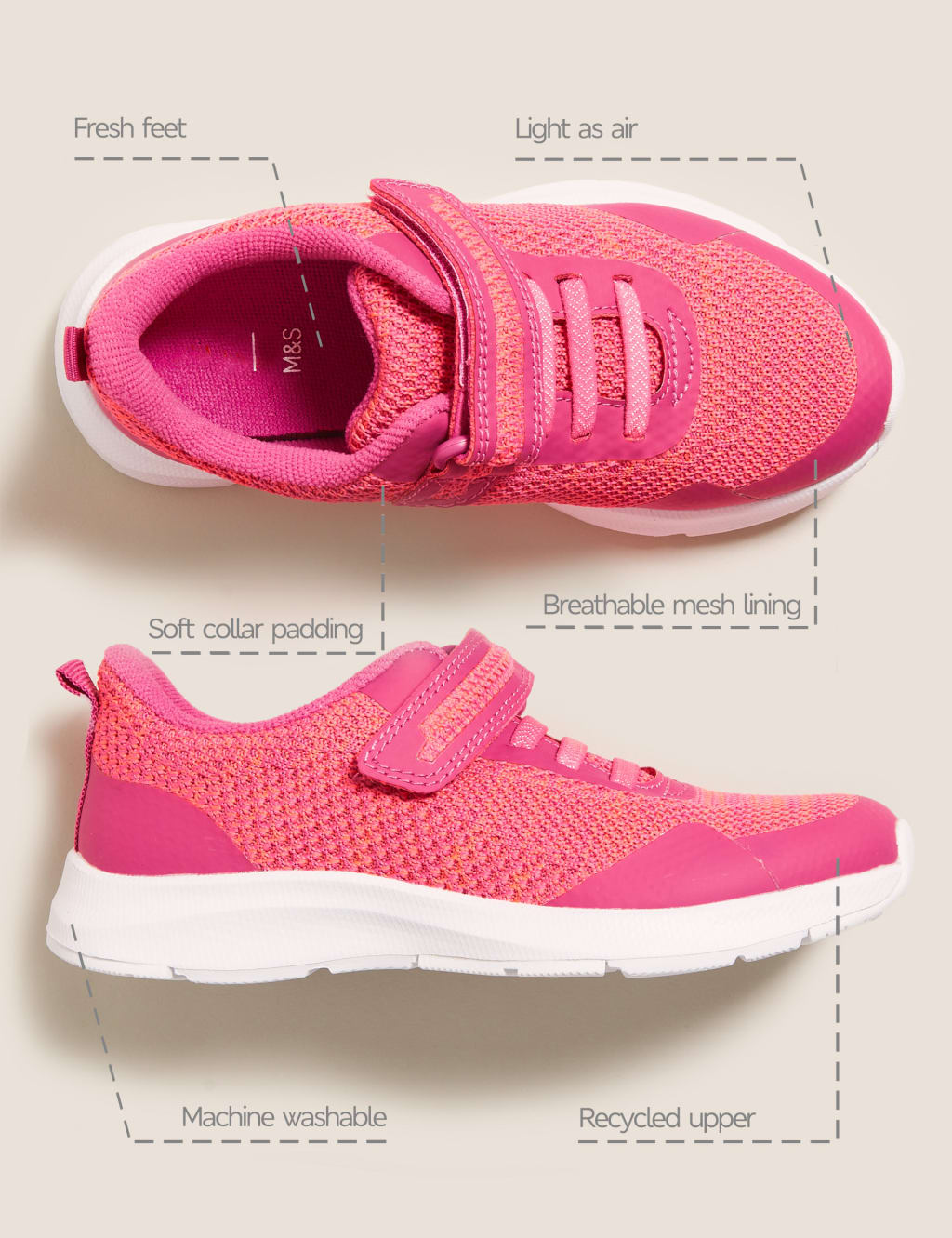 M&s girls trainers outlet