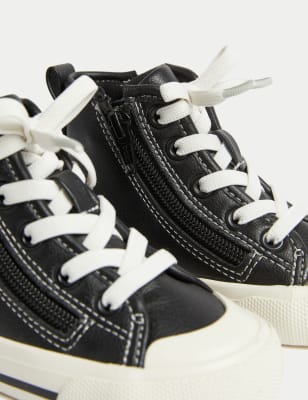 Kids' Freshfeet™ Zip High Tops (5 Small - 7 Large) Image 2 of 6