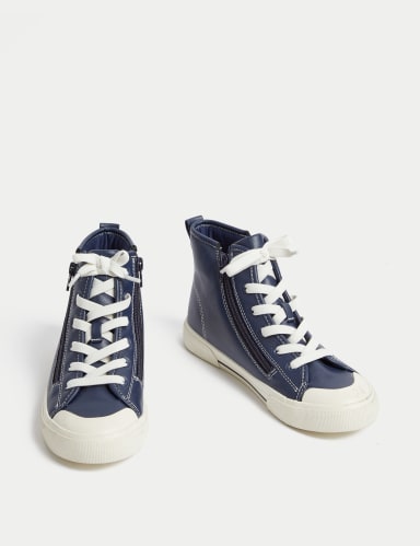 Kids' Freshfeet™ Zip High Tops (5 Small - 7 Large) 2 of 5