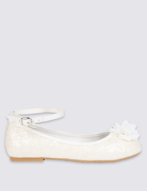 Kids’ Glitter Ballerina Bridesmaid Shoes Image 2 of 5