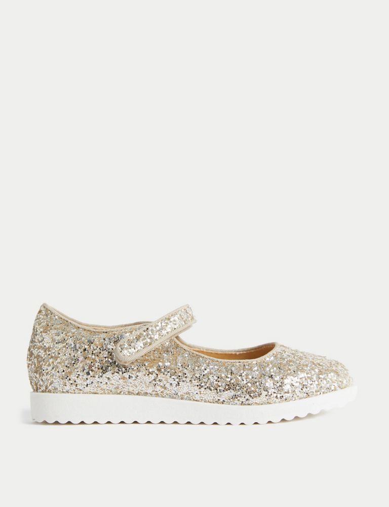 Kids' Glitter Mary Jane Shoes (4 Small - 13 Small) | M&S Collection | M&S